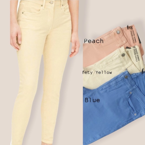 GAP Denim - GAP Yellow Ankle Length Pant
